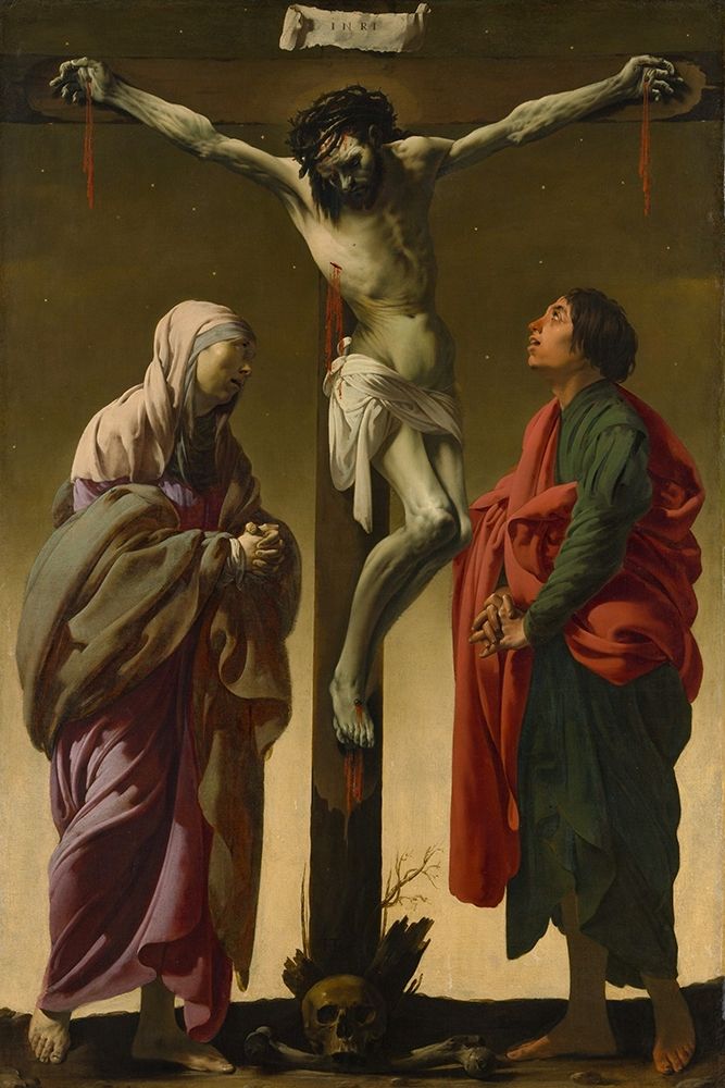 Crucifixion with the Virgin and St John art print by Hendrick ter Brugghen for $57.95 CAD