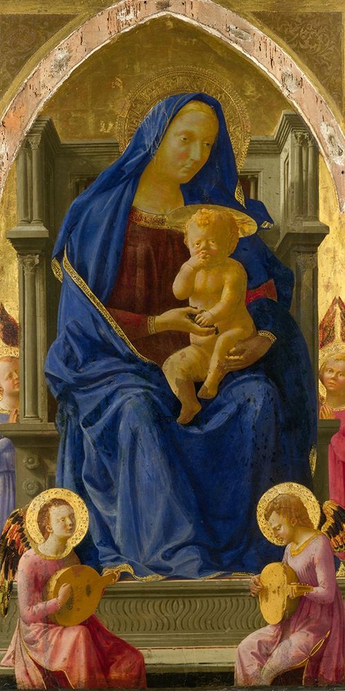 Madonna and Child with Angels art print by Masaccio for $57.95 CAD