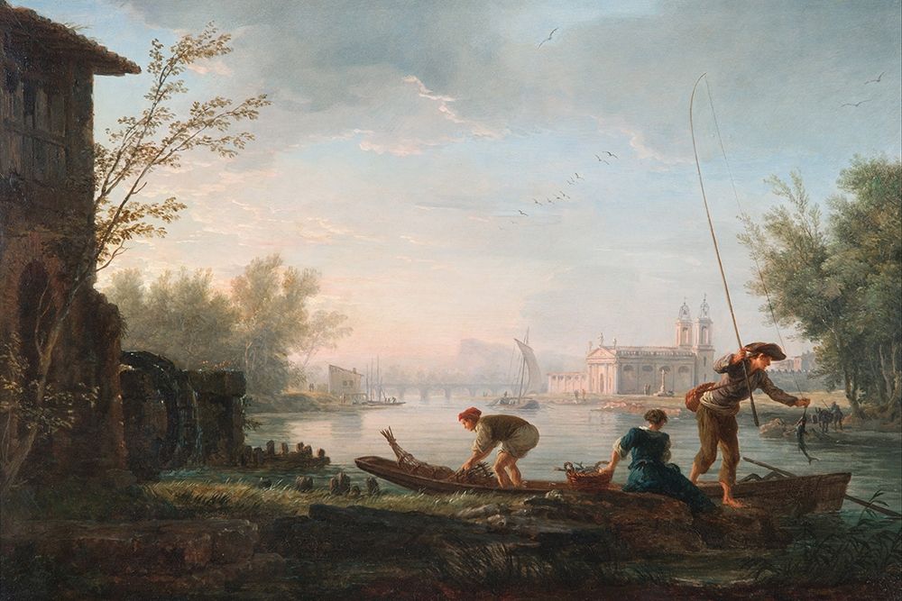 Four Times of the Day, Morning art print by Claude-Joseph Vernet for $57.95 CAD