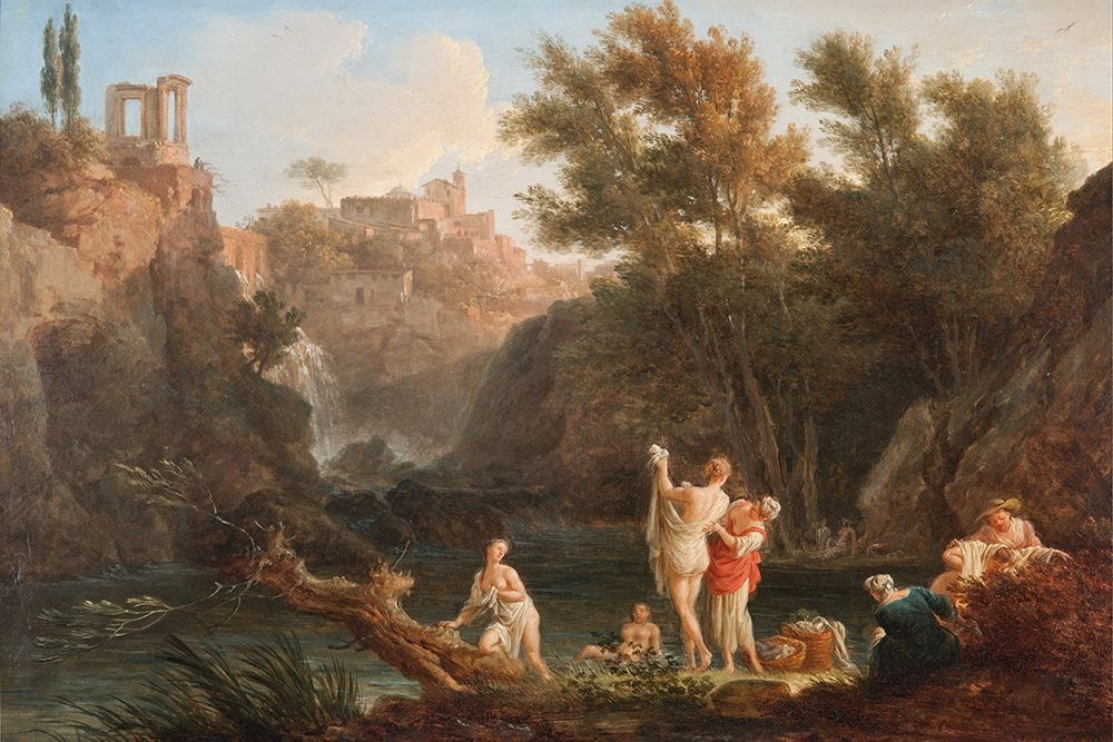 Four Times of the Day, Evening art print by Claude-Joseph Vernet for $57.95 CAD