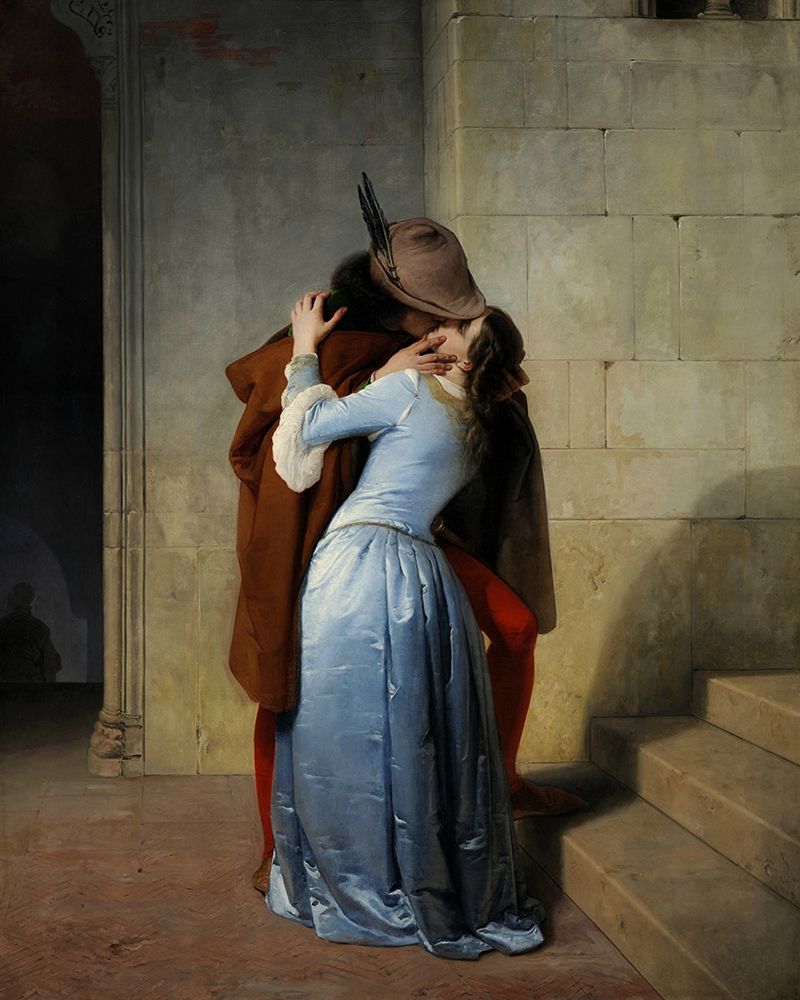The Kiss art print by Francesco Hayez for $57.95 CAD