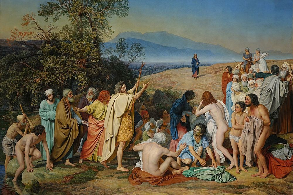 The Appearance of Christ Before the People art print by Alexander Andreyevich Ivanov for $57.95 CAD
