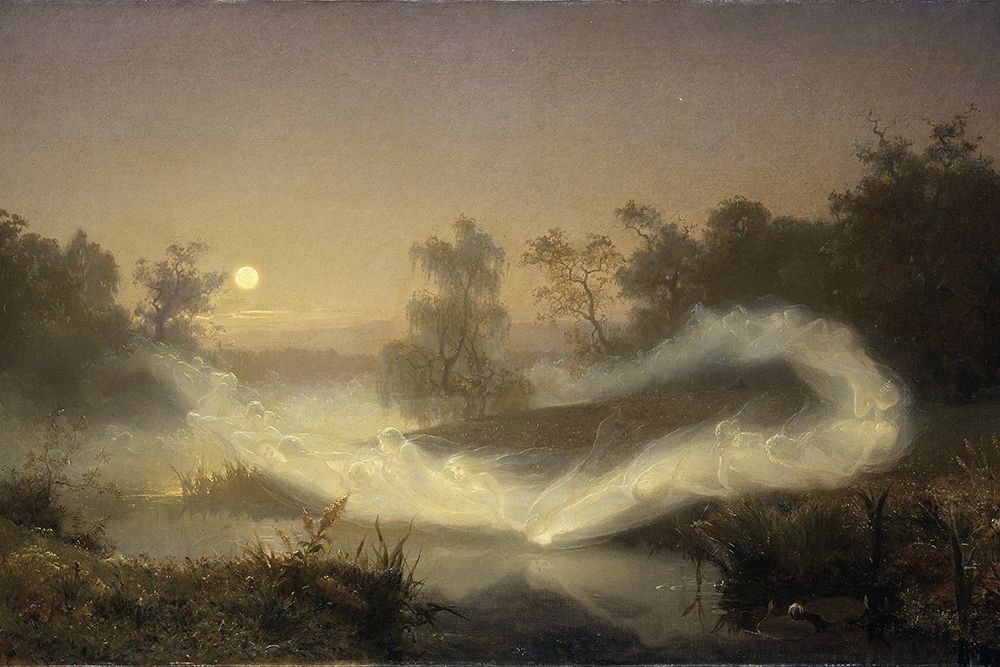 Dancing Fairies art print by August Malmstrom for $57.95 CAD