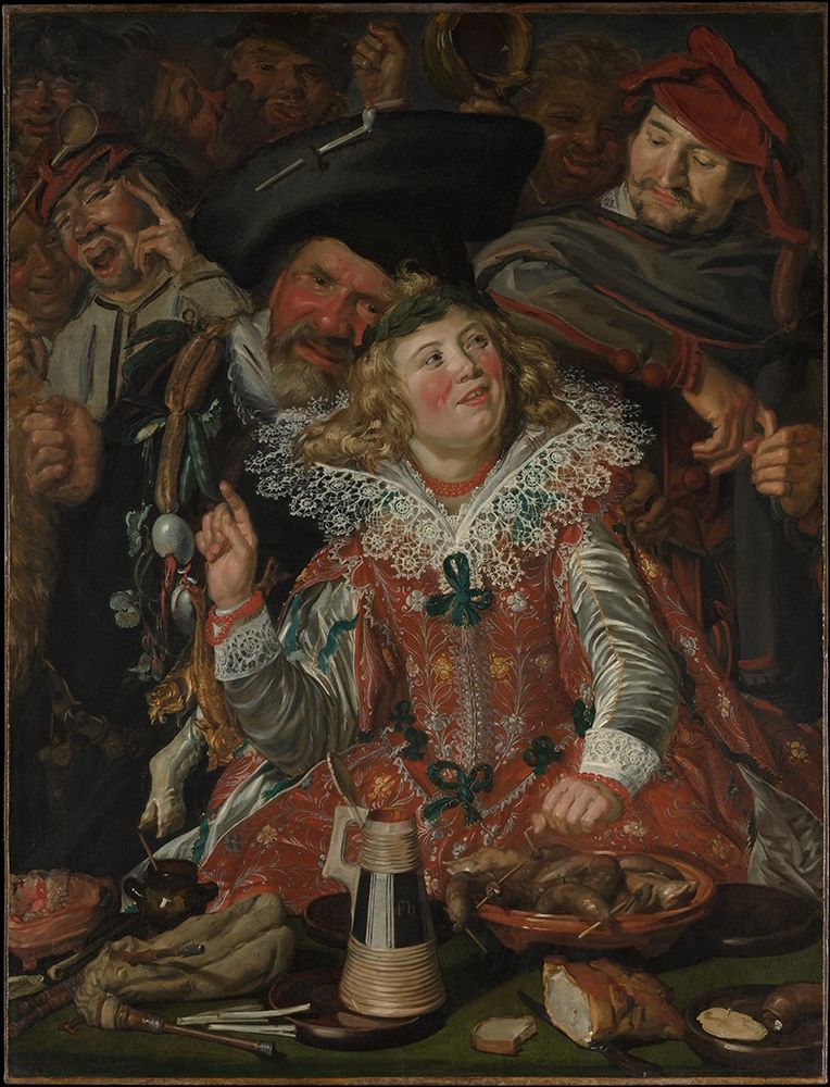 Shrovetide Revellers art print by Frans Hals for $57.95 CAD