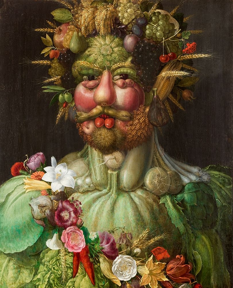 Vertumnus art print by Giuseppe Arcimboldo for $57.95 CAD