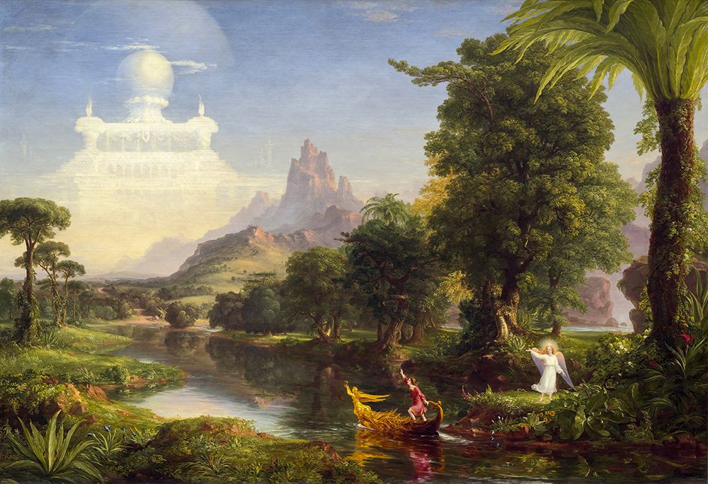The Voyage of Life Youth 1842 art print by Thomas Cole for $57.95 CAD