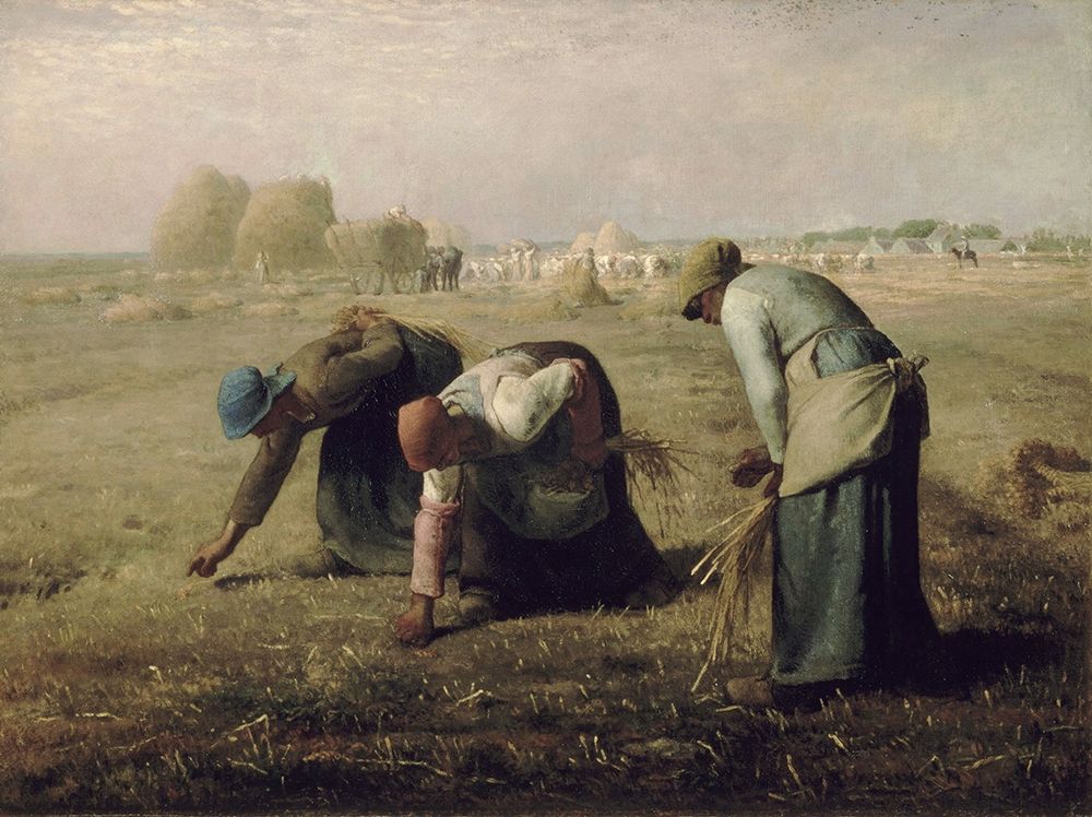 The Gleaners art print by Jean-Francois Millet for $57.95 CAD