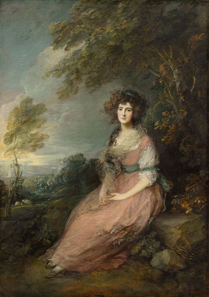 Mrs. Richard Brinsley Sheridan art print by Thomas Gainsborough for $57.95 CAD