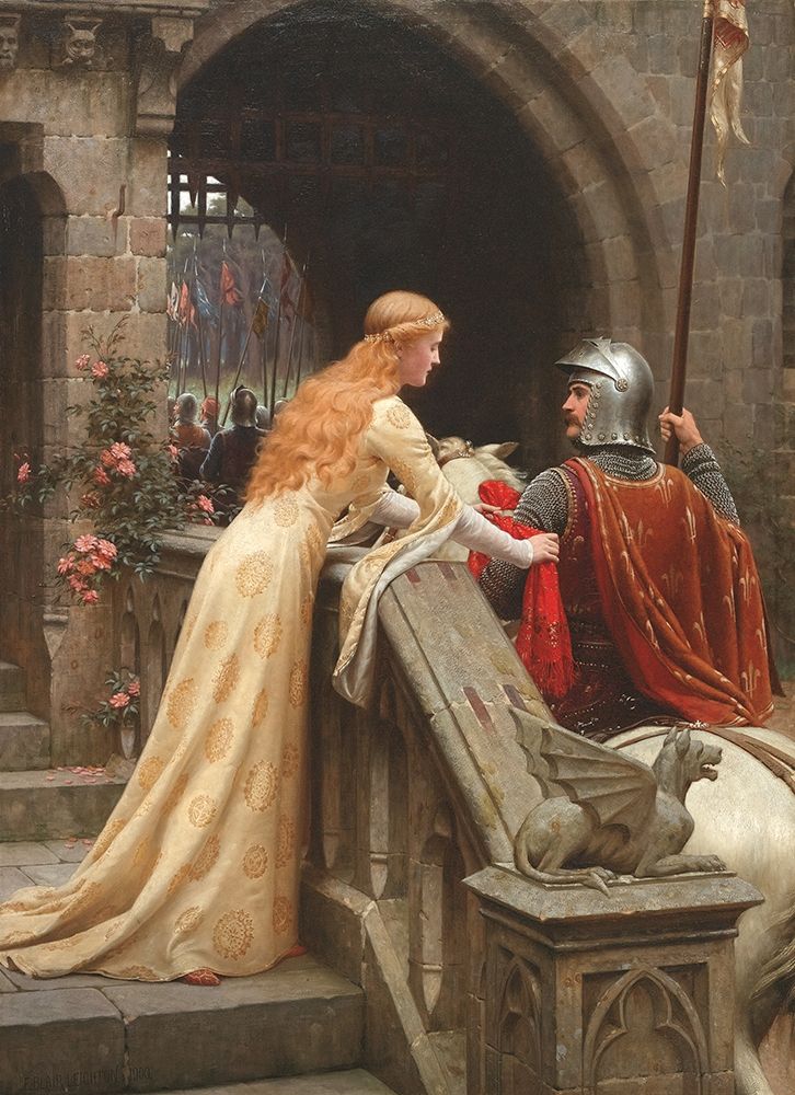 God Speed art print by Edmund Leighton for $57.95 CAD