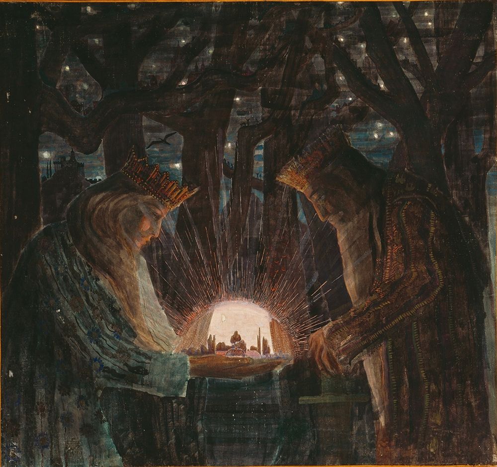 Kings Fairy Tale art print by Mikalojus Konstantinas Ciurlionis for $57.95 CAD