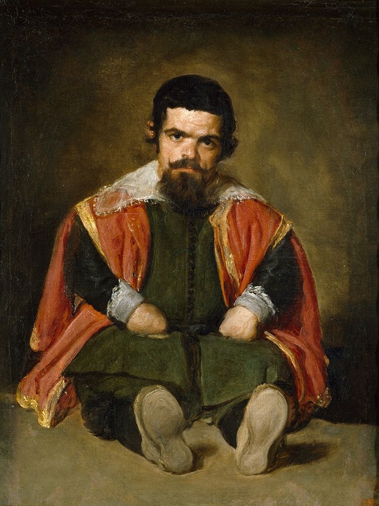 Portrait of Sebastian de Morra art print by Diego Valazquez for $57.95 CAD