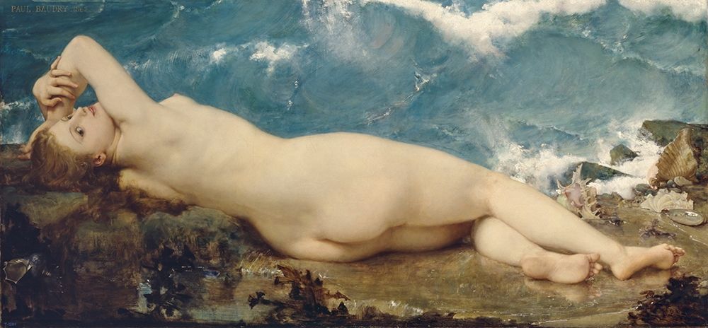 The Pearl and the Wave art print by Paul-Jacques-Aime Baudry for $57.95 CAD