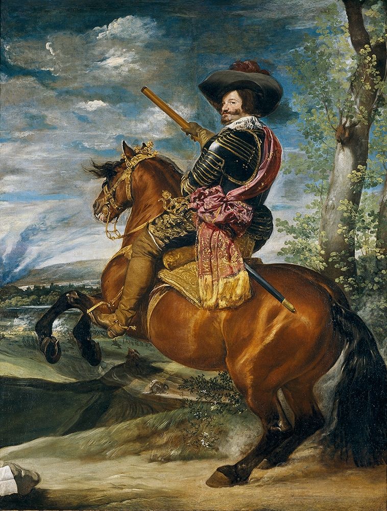 Equestrian Portrait of the Count-Duke of Olivares art print by Diego Valazquez for $57.95 CAD