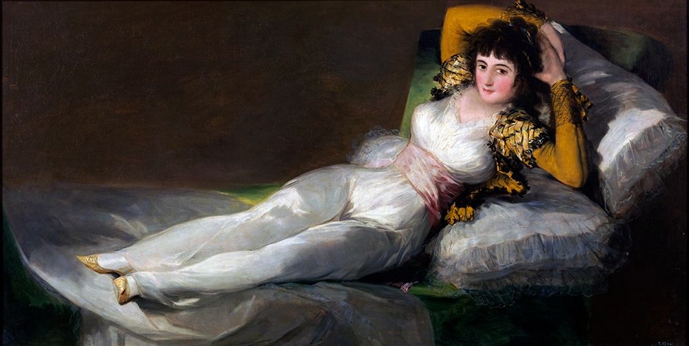 The Maja Clothed ca 1797 art print by Francisco Goya for $57.95 CAD