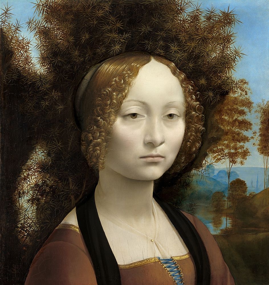 Ginevra de Benci art print by Leonardo da Vinci for $57.95 CAD