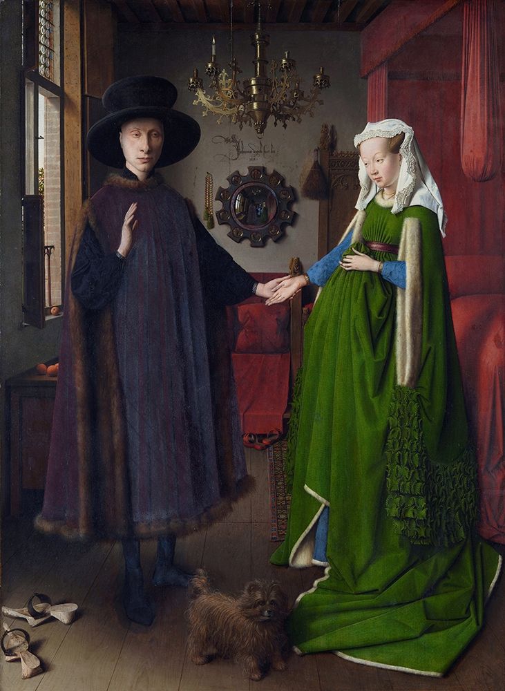 Arnolfini Portrait art print by Jan van Eyck for $57.95 CAD