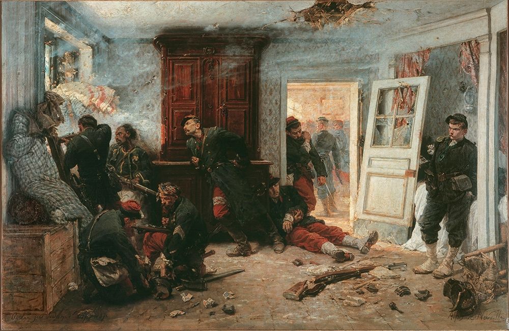 The Last Cartridges art print by Alphonse-Marie-Adolphe de Neuville for $57.95 CAD