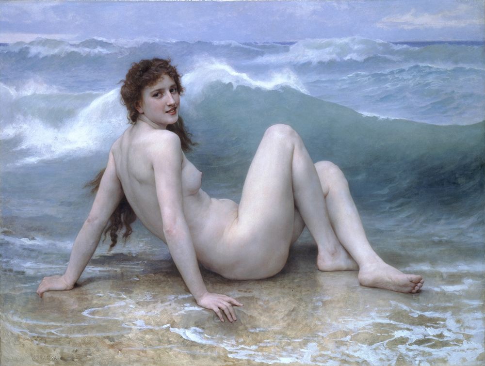 The Wave art print by William-Adolphe Bouguereau for $57.95 CAD