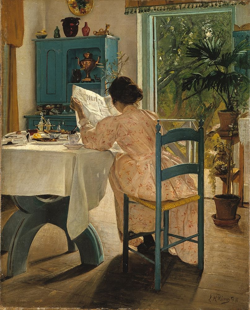 At Breakfast art print by L. A. Ring for $57.95 CAD