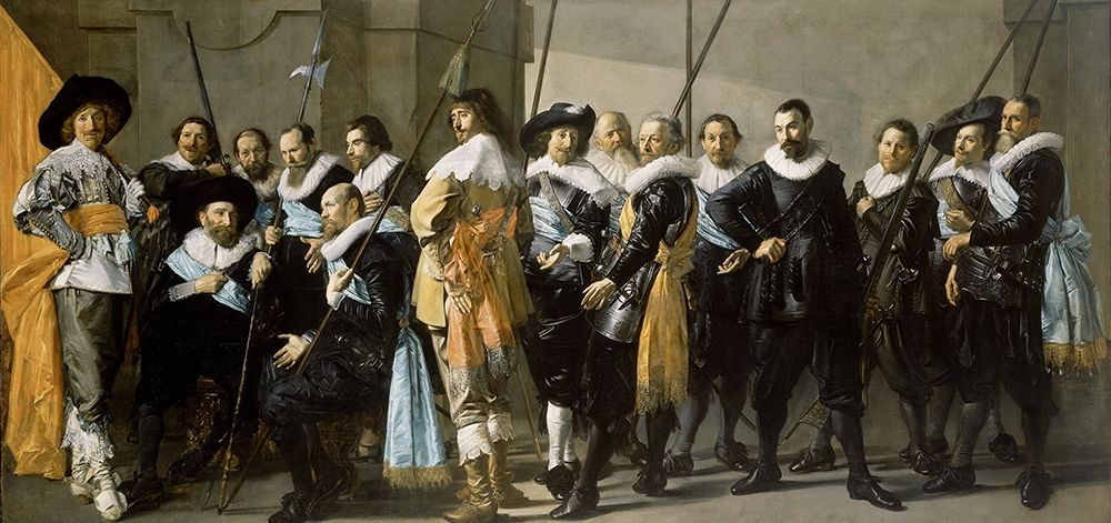Meagre Company art print by Frans Hals for $57.95 CAD