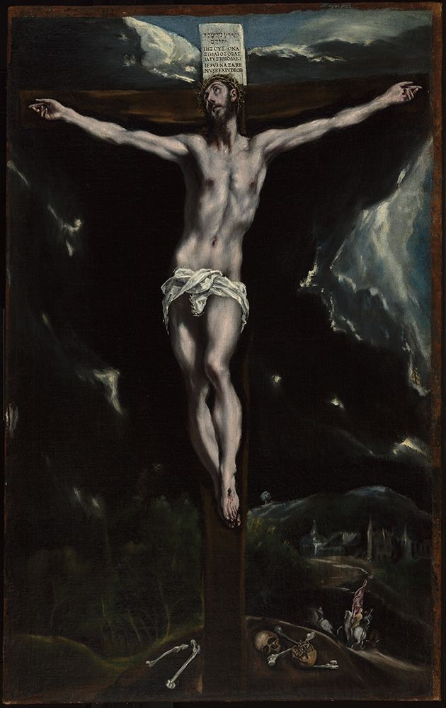 Christ on the Cross ca 1600 art print by El Greco for $57.95 CAD
