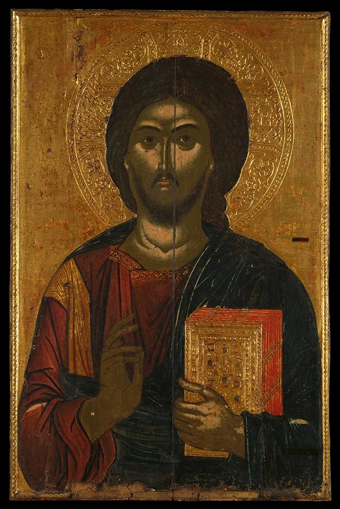 Christ Pantokrator art print by Mainland Greek workshop for $57.95 CAD