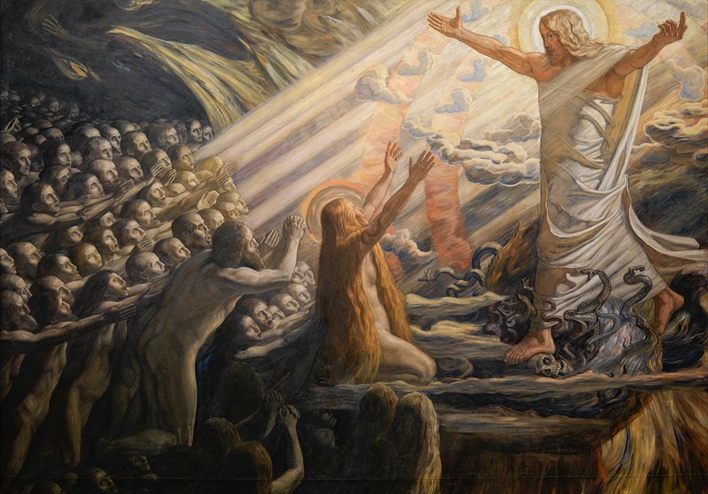 Christ in the Realm of the Dead art print by Joakim Skovgaard for $57.95 CAD