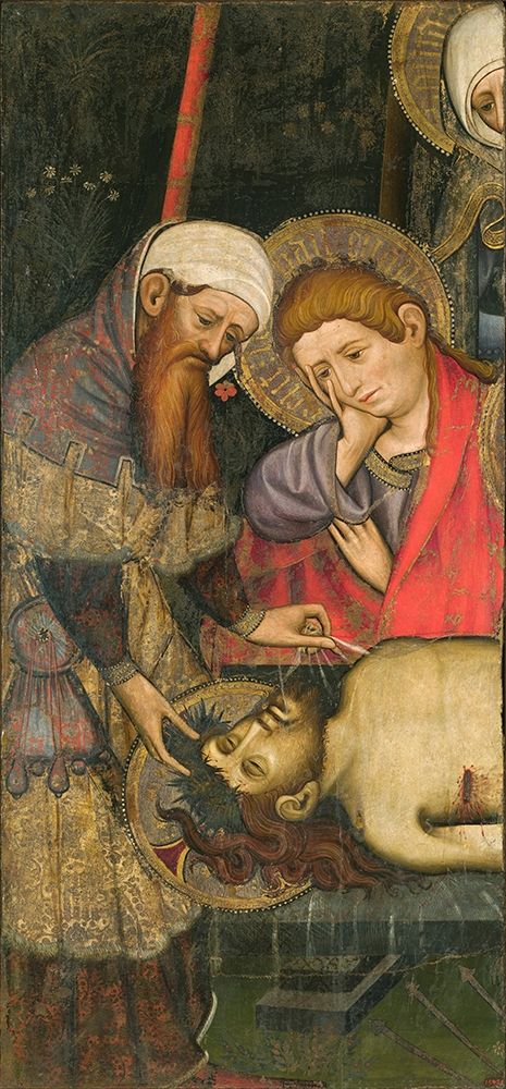Mourning over the Dead Body of Christ art print by Joan Mates for $57.95 CAD
