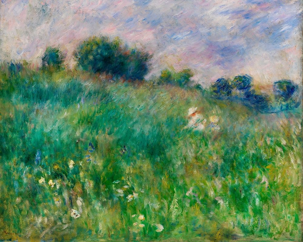Meadow 1880 art print by Pierre-Auguste Renoir for $57.95 CAD