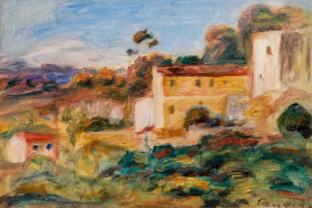 Landscape 1911 art print by Pierre-Auguste Renoir for $57.95 CAD