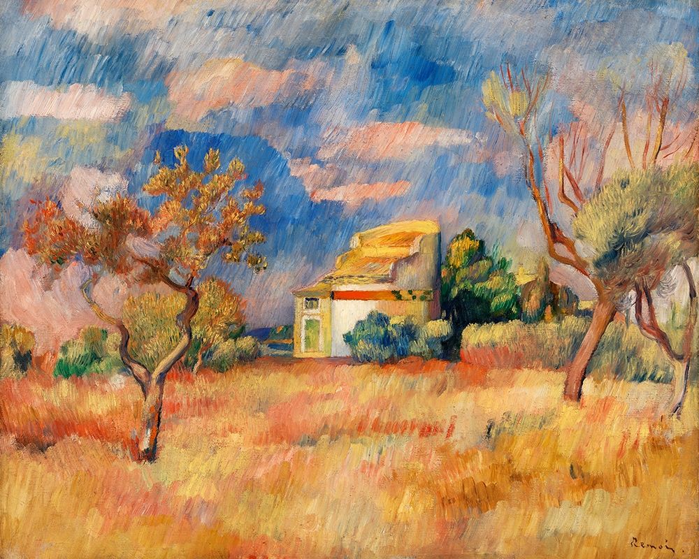 Dovecote at Bellevue art print by Pierre-Auguste Renoir for $57.95 CAD