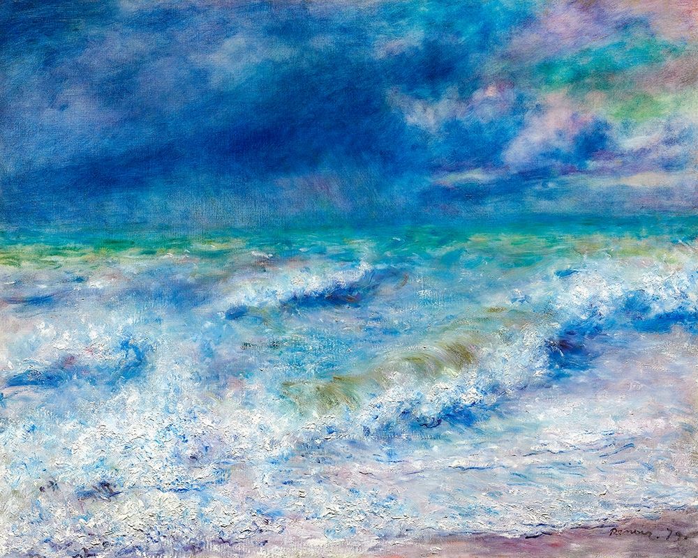 Seascape 1897 art print by Pierre-Auguste Renoir for $57.95 CAD