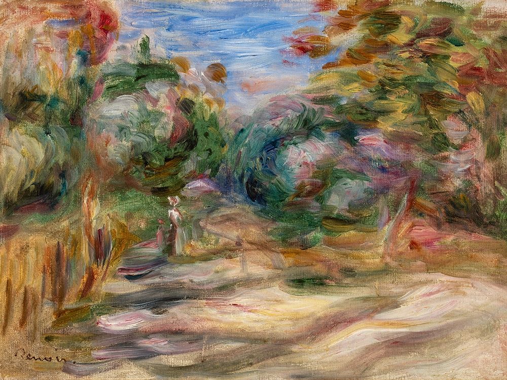 Landscape 1911 art print by Pierre-Auguste Renoir for $57.95 CAD