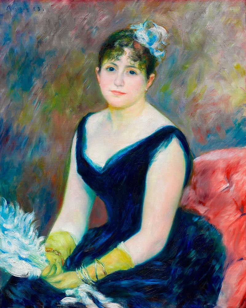 Madame Leon Clapisson 1883 art print by Pierre-Auguste Renoir for $57.95 CAD