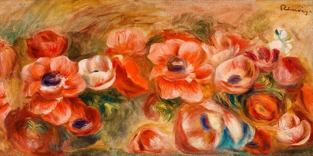 Anemones 1912 art print by Pierre-Auguste Renoir for $57.95 CAD