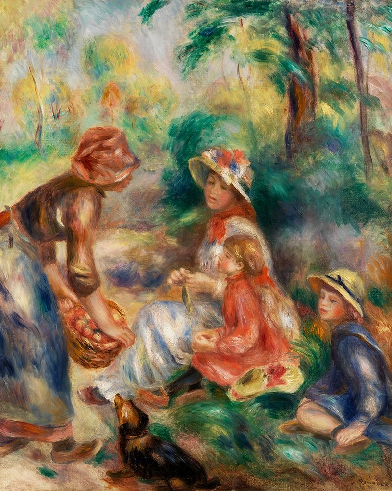 Apple Vendor 1890 art print by Pierre-Auguste Renoir for $57.95 CAD