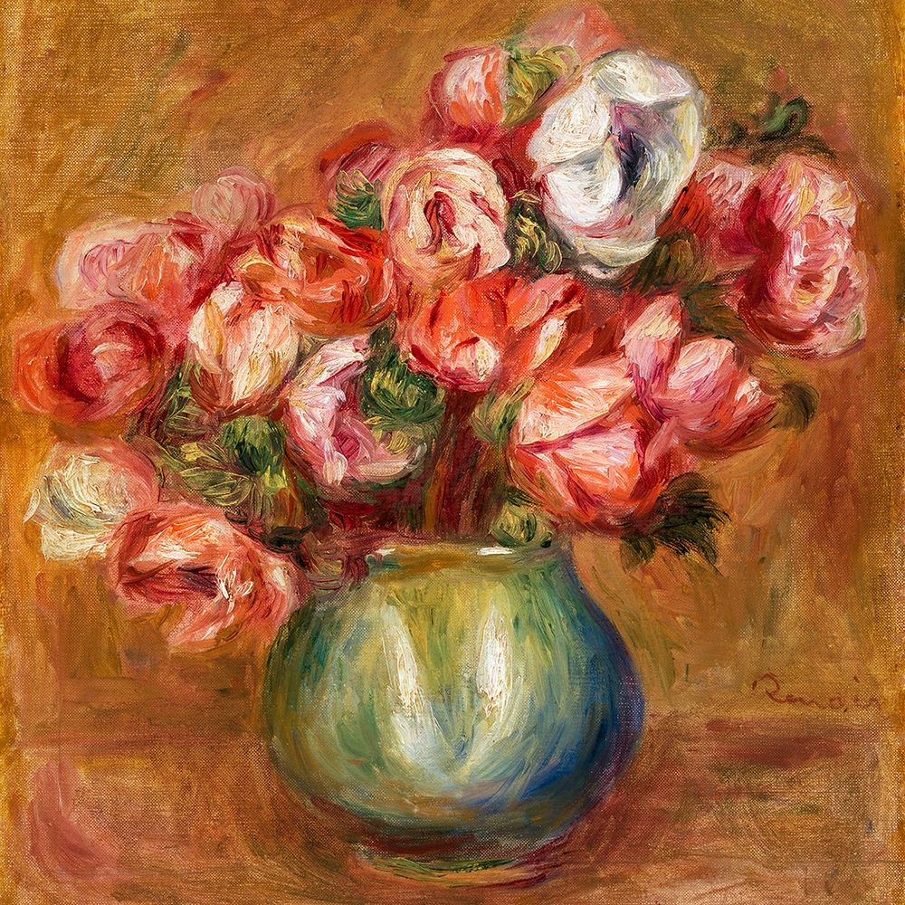 Anemones 1907 art print by Pierre-Auguste Renoir for $57.95 CAD