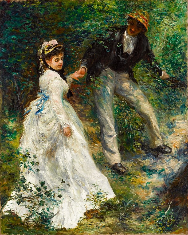 La Promenade 1870 art print by Pierre-Auguste Renoir for $57.95 CAD