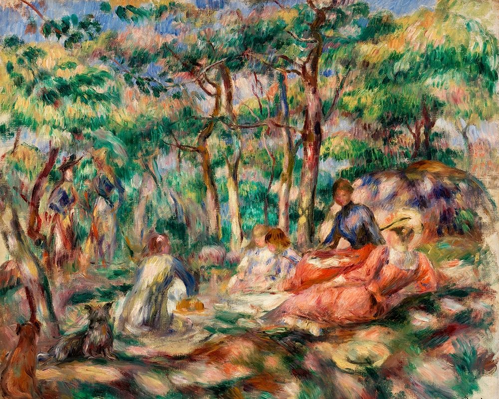 Picnic 1893 art print by Pierre-Auguste Renoir for $57.95 CAD