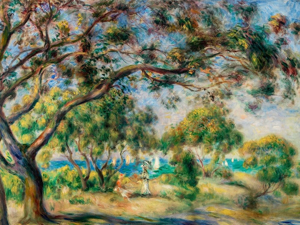 Coastal Scene 1892 art print by Pierre-Auguste Renoir for $57.95 CAD