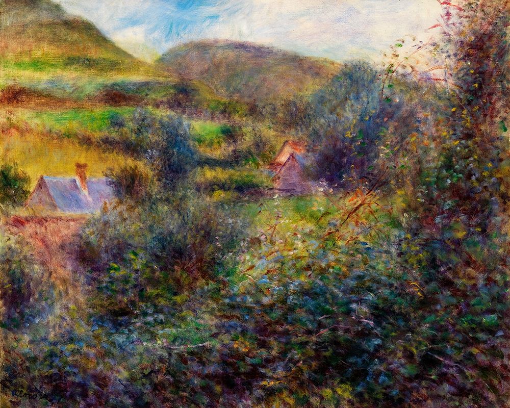 Environs of Berneval 1879 art print by Pierre-Auguste Renoir for $57.95 CAD