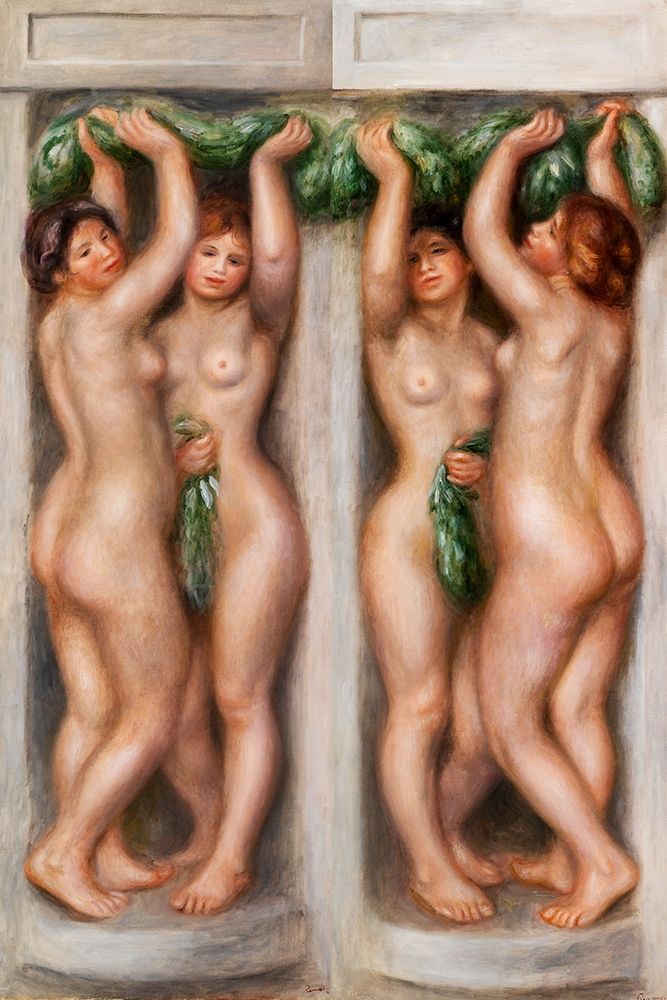 Caryatids art print by Pierre-Auguste Renoir for $57.95 CAD