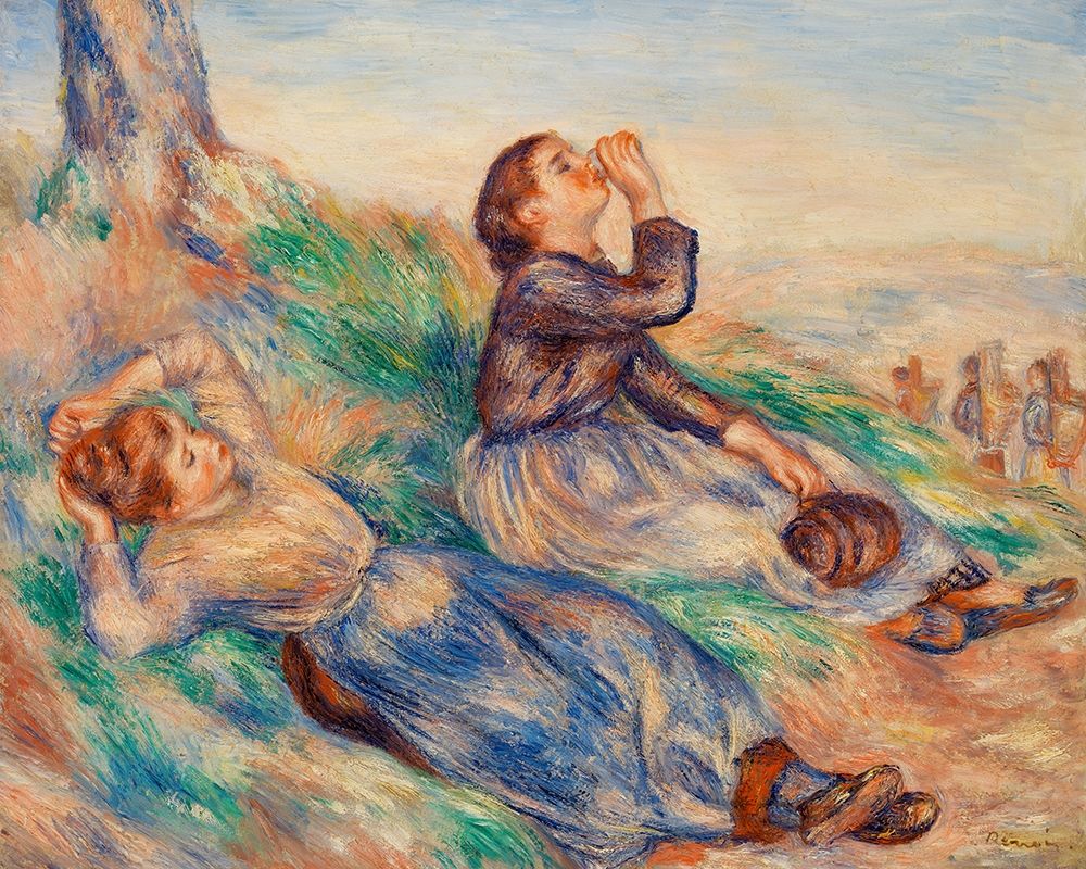 Grape Gatherers 1889 art print by Pierre-Auguste Renoir for $57.95 CAD