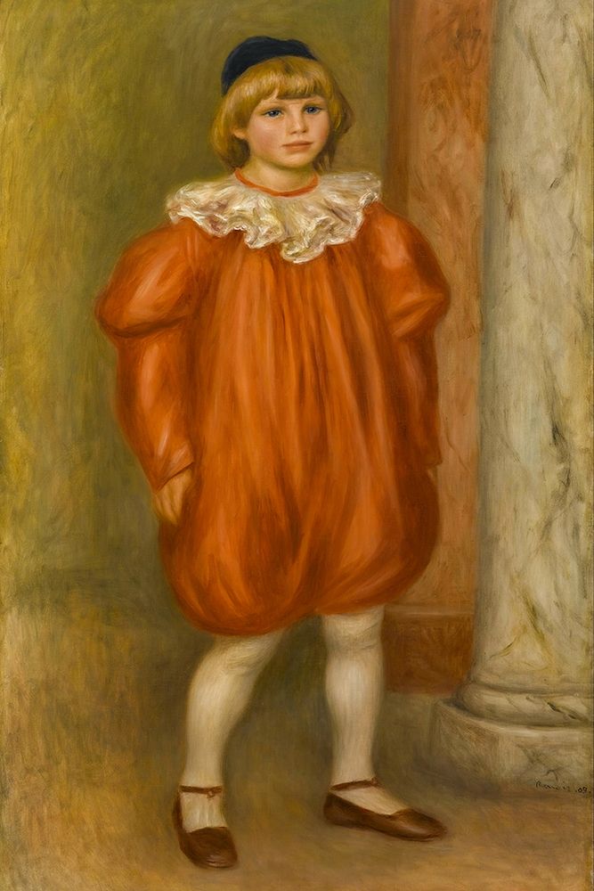 Claude Renoir in Clown Costume art print by Pierre-Auguste Renoir for $57.95 CAD