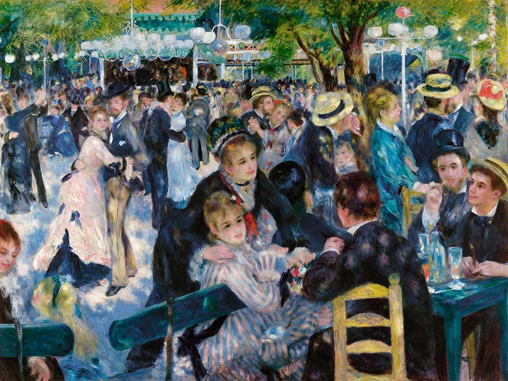 Dance at Le Moulin de la Galette art print by Pierre-Auguste Renoir for $57.95 CAD