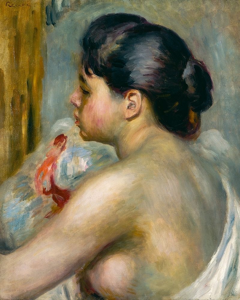 Dark Haired Woman art print by Pierre-Auguste Renoir for $57.95 CAD