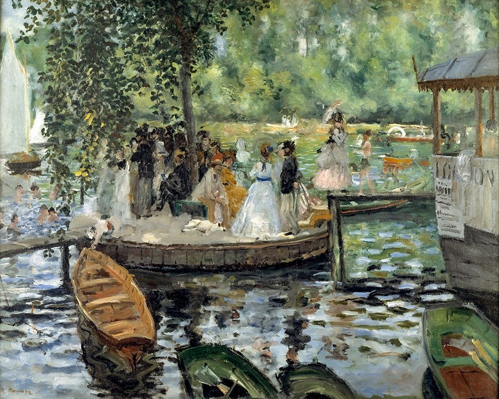 La Grenouillere art print by Pierre-Auguste Renoir for $57.95 CAD
