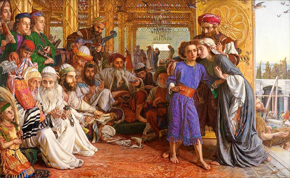 The Finding of the Saviour in the Temple art print by William Holman Hunt for $57.95 CAD