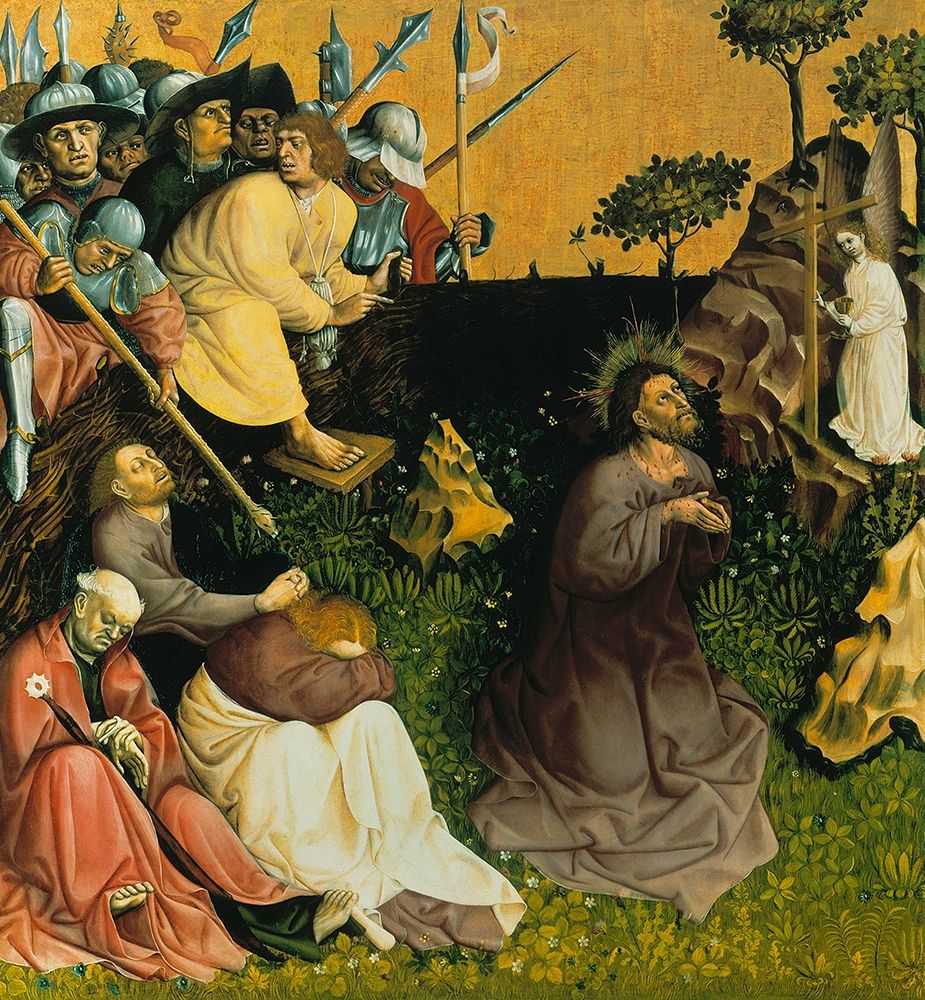 Christ on the Mount of Olives art print by Hans Multscher for $57.95 CAD
