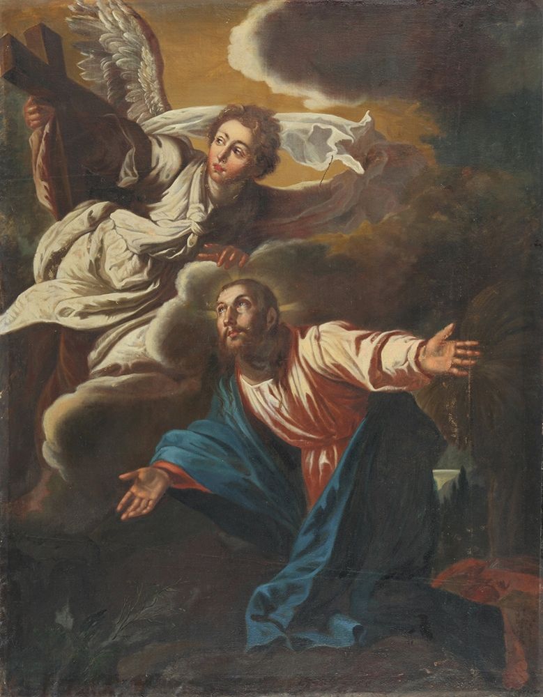 Christ on the Mount of Olives art print by Johann Christian Schroder for $57.95 CAD